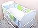Produktbild Amilian® Bettumrandung Nest Kopfschutz Nestchen 420x30cm, 360x30cm, 180x30 cm Bettnestchen Baby Kantenschutz Bettausstattung MIX A2 (420x30 cm)