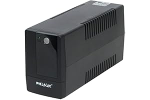 AKYGA Phasak PH9406 - Sistema de alimentación ininterrumpida (600 VA), Negro