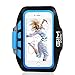 Produktbild GIM Ultra Leicht Sport Armband Jogging Fitnessstudio Rad Fahren Armtasche Sportarmband Tasche Schutz Hülle mit Kartenschlitz Für iphone 6/6S Plus, Galaxy S6 edge Plus / S7 edge / Note 5 / Note 4, Huawei P8 Lite/ Mate S/Mate 8 oder bis zu 5 Zoll Smartphone