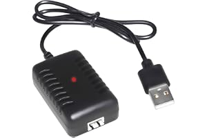 7,4 V Lipo batteriladdare, lipo laddare för 2S batteri RC bilbalancer laddare med USB snabb laddningskabel för RC bil drönare