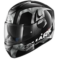 Shark casco Moto Skwal Trion kua, Negro/Blanco, talla M