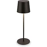 Briloner - Lámpara mesa LED IP44 inalámbrica, táctil, regulable, batería y luz intercambiables, lectura, noche, camping, exte