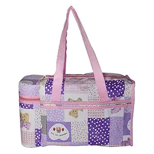 Glitter Collection Mumy And Baby Bag With Bottle Warmer Space Water Proof