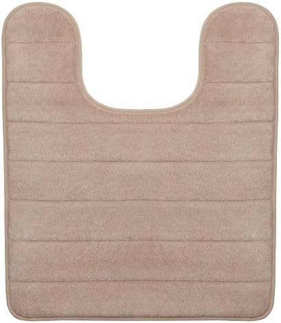 Hydrodry Beige / Latte Ultimate Performance Memory Foam Pedestal Mat, 50 x 50 cm Anti Slip