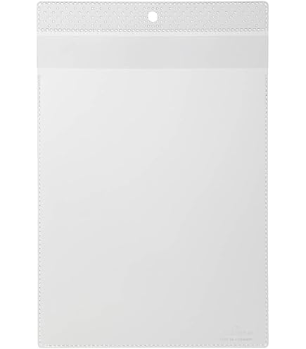 10 Buste Verticali Trasparenti A5 - Portabadge Per Documenti Fino A 16.6x22 Cm, Chiusura A Sigillo - Foto 4