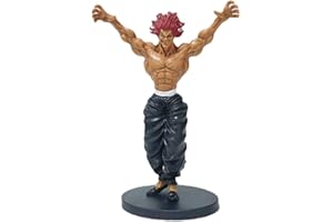 ANJINGUANG Baki Figur Hanma Yujiro Anime Figur PVC Desktop Auto Dekoration Statue Modell Anime Figur Geschenke für Kinder (Hanma Yujiro, Hanma Baki)