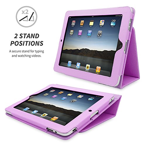 iPad 1 Hülle (Lila), Snugg – Smart Case mit lebenslanger Garantie + Sleep / Wake Funktion - 3