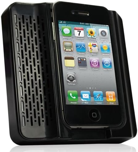 Daffodil MS120B Acoustic Speaker for iPhone 4/4S - Retro Portable Amplifier for Apple iPhone 4 and 4S - Improve the Sound of your iPhone Without Worrying about Charge or Batteries