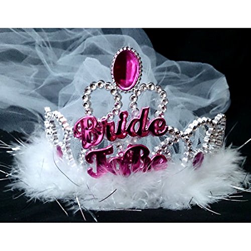 JGA Braut Set – Schärpe & Diadem mit Schleier - 2