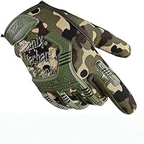 SRB Wear M-Pact Tactical Handschuhe Woodland Camo - Atmungsaktiv Für Airsoft & Outdoor