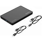 ORICO USB 3.1 (10Gbps) Hard Drive Enclosure External USB C to 2.5 Inch SATA III SSD HDD Adapter Caddy - USB-C to C and USB-C 