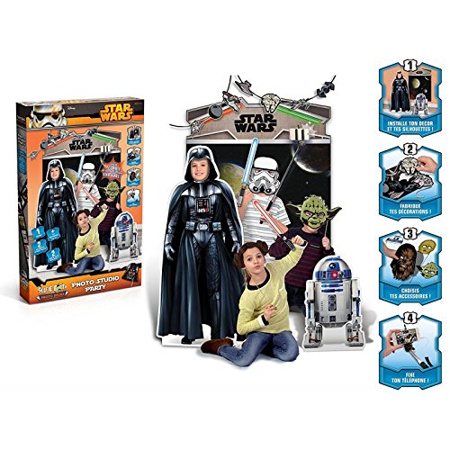 Star Wars Photo mit Darth Vader Pappaufsteller Studio Party mit Selfie Stick / Kindergeburtstag - 2