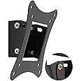 OriGlam Universal TV Wall Mount Bracket Fixed Flat Panel TV Frame Stand Holder 10 Degrees Tilt Angle for 14-27 Inch LCD LED Monitor