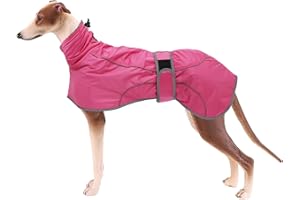 Geyecete Winter Coat with Warm Fleece Lining, Premium Dog Clothes For Medium, Large Dog-Pink-XS