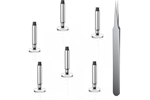 Penna punte per tablet (con una pinzetta)，set di punte per dischi di ricambio (6 pezzi), [design per WOEOA Stylus Pen], per iPad/ipad mini/ipad air/iPhone/Samsung Lenovo android e tutti i tablet