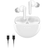 Belkin SoundForm Rhythm ANC Ger&ccedil;ek Kablosuz Kulak İ&ccedil;i Kulaklık, Dahili Mikrofonlu, USB-C Hızlı Şarj, 28 Saat Pil &Ouml;mr&uuml;, IPX5 S
