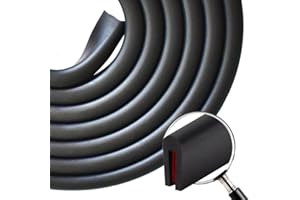 NTG-SOLUTIONS Joint bord de tôle, joint en U, protection bord de tôle, pour bords de 0,8 mm à 1,5 mm, EPDM, noir, durable et facile à installer, parfait pour tôles, aluminium et bordures de portes. 10 mètres.