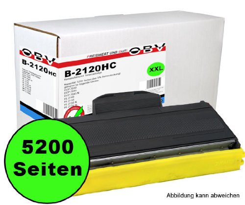 Kompatibler Toner ersetzt Brother TN 2120 / TN 2110 / XL Kapazität 5200 Seiten