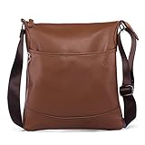 Hengwin Bolsos de hombro Hombre Piel Sintética Bolsa de Mensajero Bolsos Bandole