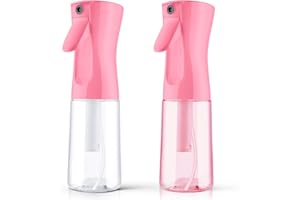 LOPHE Bottigliette Spray, 2 x 200ML Flacone Spray per Acqua Continua Vuoto, Domare i Capelli al Mattino, Acconciature, Piante, Animali Domestici, Pulizia, Alcol, Flacone Spray per Capelli#02