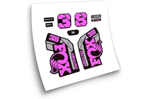 STAR SAM Pegatinas Compatibles con horquilla bici Fox 38 Heritage Collection 2021 Violeta 1 CMT