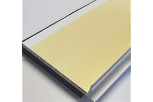 Menke Rollladendeckel Schallschutz mit Flex-Schaum & Schwerfolie 220 mm breit Rollladenkastendeckel Rollladendämmung (1000 mm)