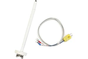 LVYXON K-Typ Thermoelement Sensor Block Hochtemperatur Keramik Ofensonde 2372/1300 Grad F/C 11G Hochwerkzeug