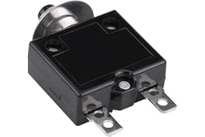 EJOYOUS Interruptor térmico con reinicio manual, fusible térmico, disyuntor de compresor, 5 A, 8 A, 10 A, 15 A, 18 A, 20 A, 30 A, 50 V (18 A)