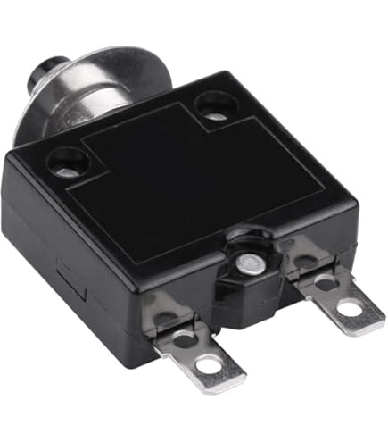 Interruttore Termico Con Reset - 4A, 250VAC, 2 Pezzi Con Copertura Impermeabile