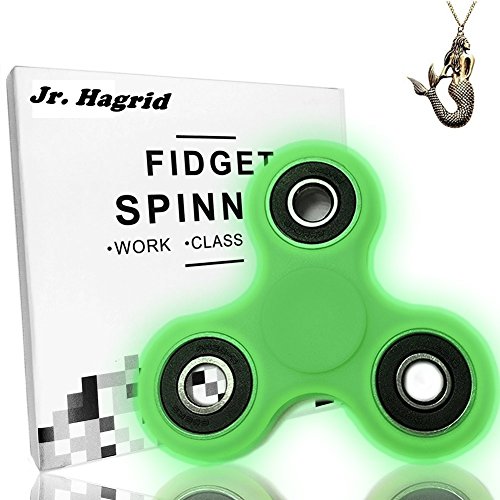 Tri Fidget Hand Spinner Toy, EDC Bearing Fidget Finger Toy Glow in The Dark Perfect for Stress Reducer Relief Focus Toys Adult Children by Jr. Hagrid (Luminous White) Tri Fidget Hand Spinner Toy, EDC Bearing Fidget Finger Toy Glow in The Dark Perfect for Stress Reducer Relief Focus Toys Adult Children by Jr. Hagrid (Luminous White)