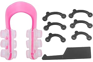 UXSIYA Ligero portátil 3 pares Nose Up Shaper Corrección de nariz para levantar la nariz Strumenti di bellezza Apparecchio per pinza nasale invisibile 3D
