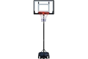 NORDIC PROSTORE ProSport Canestro Basket Esterno Professionale Regolabile in Altezza da 1,5 a 3,05 m - Bambini e Adulti - Autoportante Riempibile