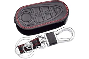 Happyit Auto Key Case in Pelle per Alfa Mito 159 Gto Mito Giulietta Romeo 4 C gta-m38 3 Pulsanti
