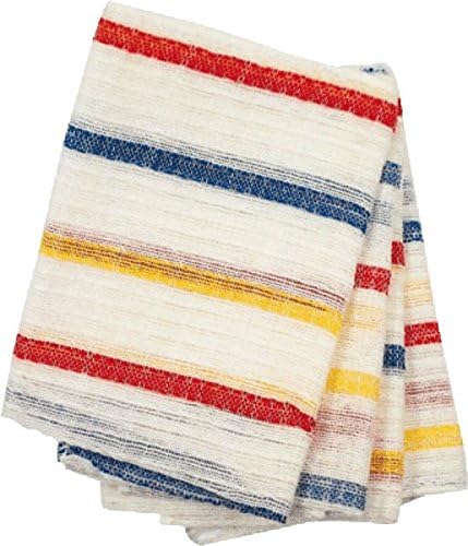 Aqualine 9006 02425 Dish Cloths, Striped White