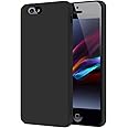SDTEK Case For iPhone SE (Black) Slim Matte Cover Premium Matte Soft Case [Silicone TPU] iPhone SE (2016-2019) / iPhone 5s / 5