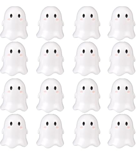 200 Stück Halloween Polymer Clay Perlen – Geister, Schädel, Fledermäuse, Kürbisse, Ca. 9 Mm, Für Schmuckbasteln