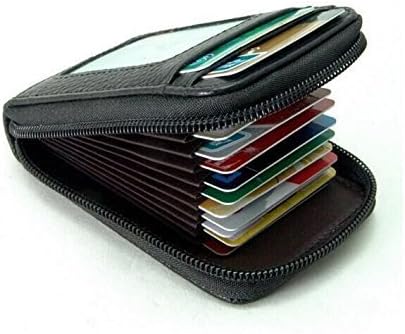 Vinallo New Fashion Men's/Women's Mini Leather Credit Card Case Holder Security Travel Wallet