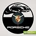 Produktbild Gravinci.de Schallplatten-Wanduhr Porsche