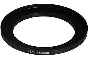 FIRSTING 46mm to 58mm Step-Up Ring Filter adapter (46mm-58mm) Camera Filter Ring for 58mm UV ND CPL Filter (MPIXO)