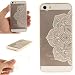 Produktbild Qiaogle Telefon Case - Weiche TPU Case Silikon Schutzhülle Cover für Apple iPhone 5 / 5G / 5S / 5SE (4.0 Zoll) - TX75 / Weiß Blume