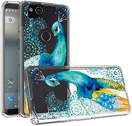 Xiu7 Clear Case for Google Pixel 2, ultra-slim and lightweight design-Blue