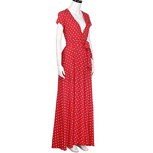 Xinan Damen Sommer Langes Cocktail Strand Kleid - 4