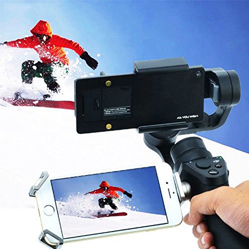 Hinmay piastra adattatore per GoPro Hero 4/3/3Â +/GoPro 5Â DJI Osmo Zhiyun mobile giunto cardanico palmare