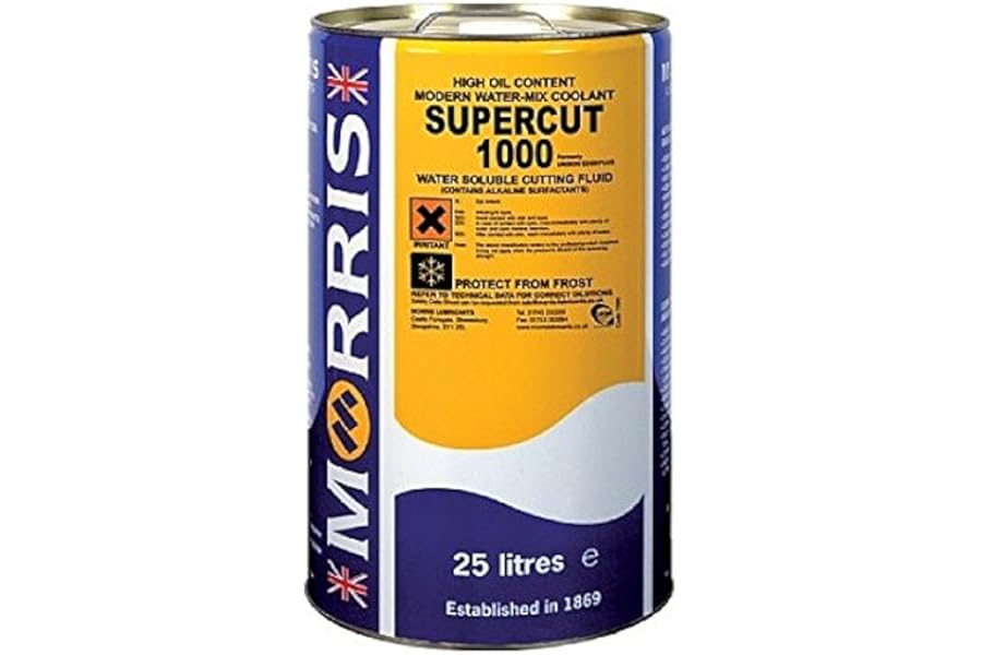AES E.3050 Morris Supercut 1000 Soluble Cutting Oil, 25L, White