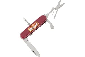 Happy People 19316 Der Echte Scout Kindertaschenmesser, Rot