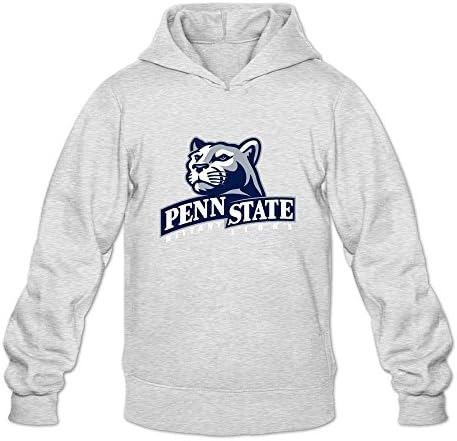 YOGUYA Men's Penn State Logo Hoodie Shirt -  Grey - 