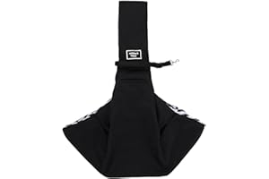 RZMZBY Bolsa de Transporte para Perro Pequeño,Bandolera para Perro,para Perros,Gatos,Conejos de hasta 7 KG Negro