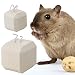 Produktbild ECMQS Kleine Haustiere Kauen Spielzeug, Kalzium Mineral Zähne Schleifstein für Hamster Hase Vogel Spielzeug (S)