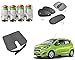 Auto Pearl Premium Quality Car Accessories Combo of Car Tyre Air Alert Valve Cap Set of 4 Pcs. & Premium Quality Car Seat Rest Cushion Grey. & Premium Quality Car Auto Window Side Chipkoo Sunshade Curtains Black Set of 5 Pcs. For Chevrolet Beat Type-2 RS.1212.00