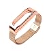Produktbild Starcrafter Elegant Schön Rostfreier Stahl Metallisch Xiaomi Mi Band 2 Armband Smartwatch Ersatzarmband für XIAOMI 2 Wireless Armband Zubehör (Gold)